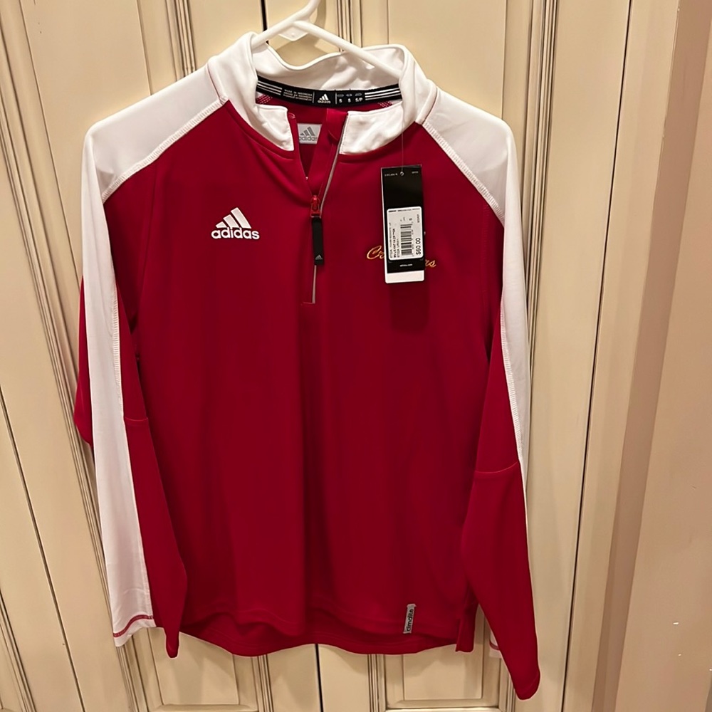 Bergen Catholic  High School, adidas quarter zip.  Traditional BS colors.